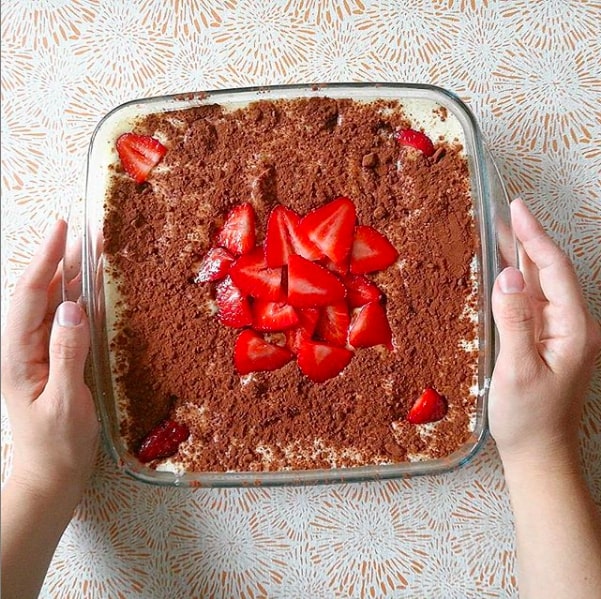 Tiramisu aux fraises